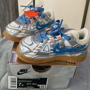 TODDLERS OFF WHITE NIKE RUBBER DUNK/OW (TD)